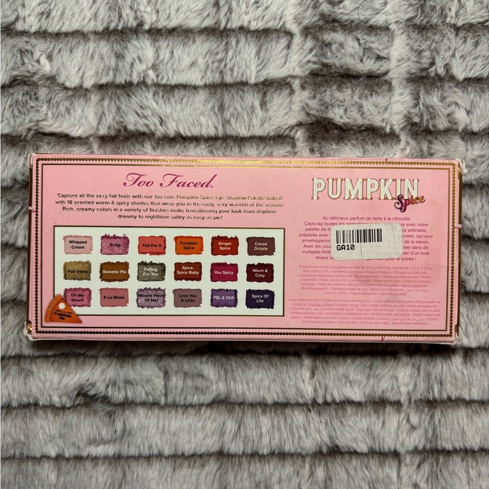 Too Faced Pumpkin Spice Palette with Warm Tones - Picture 2 of 2